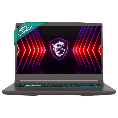 MSI Thin 15 B13UC Intel Core i5 13th Gen Gaming Laptop (16GB, 512GB SSD, Windows 11 Home, 4GB Graphics, 15.6 inch 144 Hz Full HD Display, NVIDIA GeForce RTX 3050, MS Office 2021, Cosmos Gray, 1.86 KG)