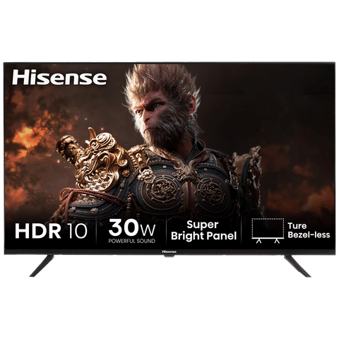 Hisense E43N 80 cm (32 inch) HD Ready LED Smart Google TV with Dolby Audio (2024 model)