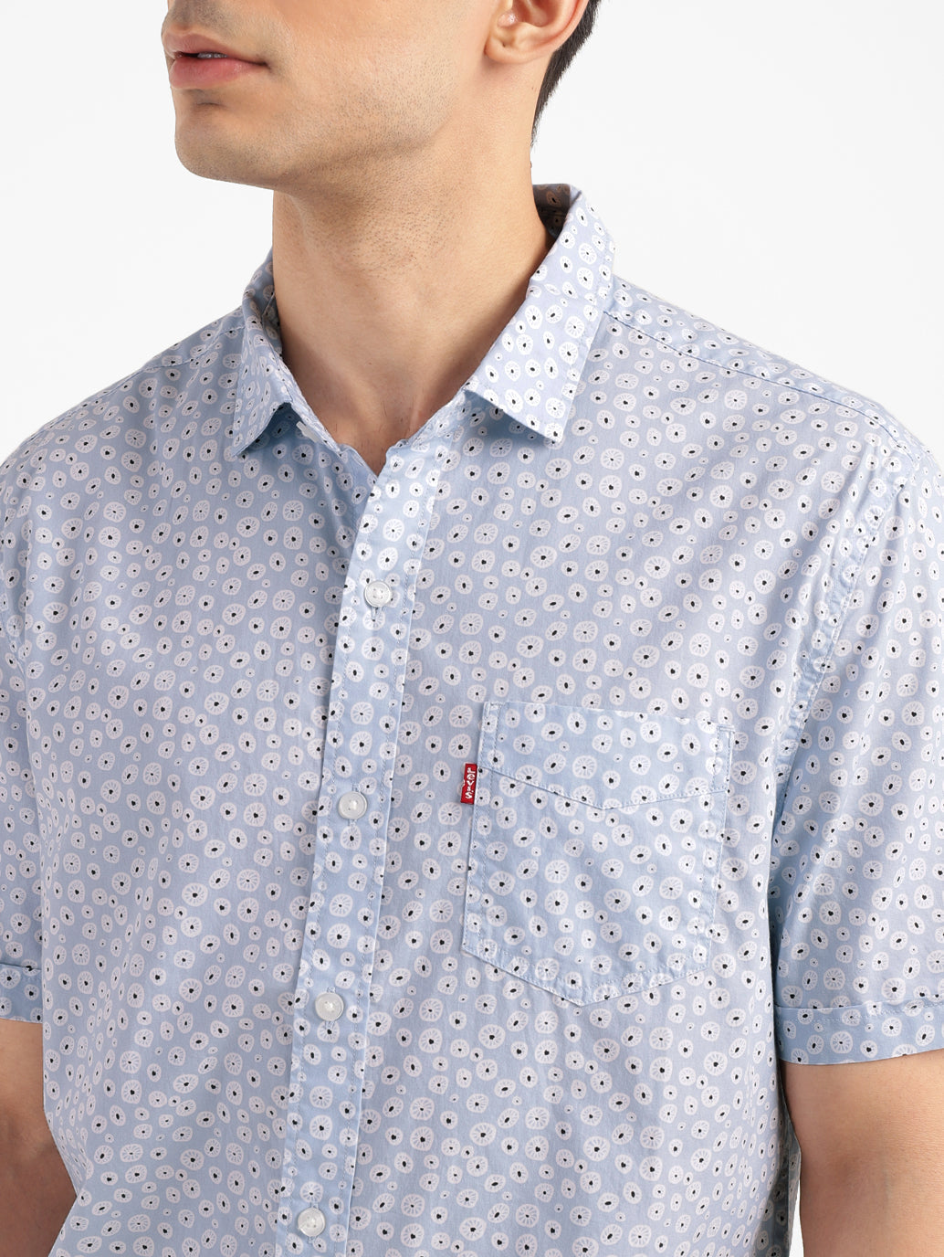 Men's All Over Print Slim Fit Shirt