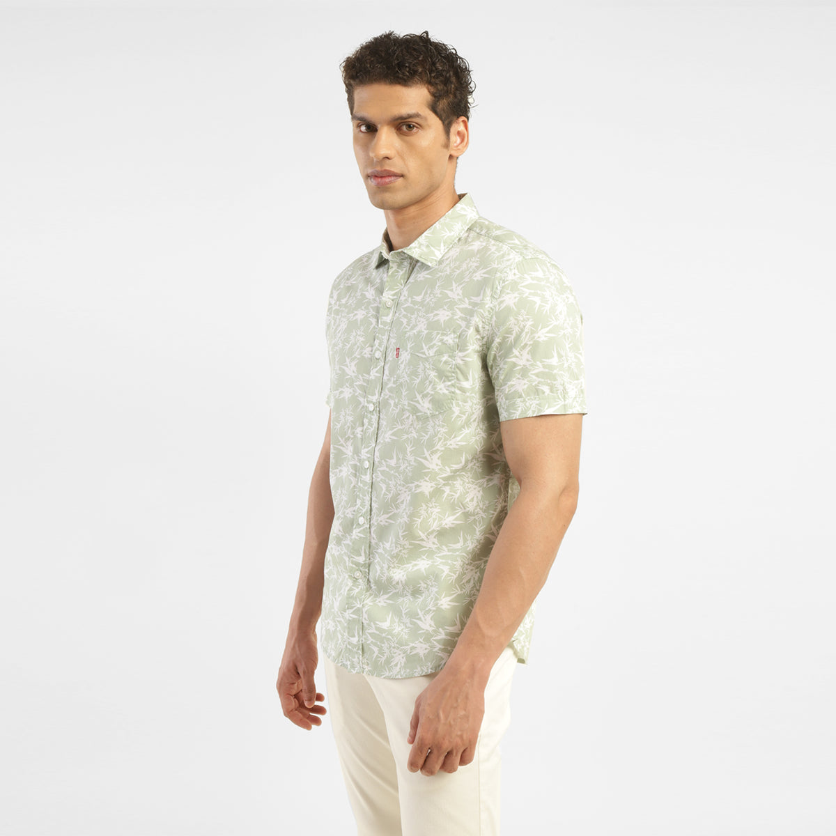 Men's All Over Printed Slim Fit Shirt