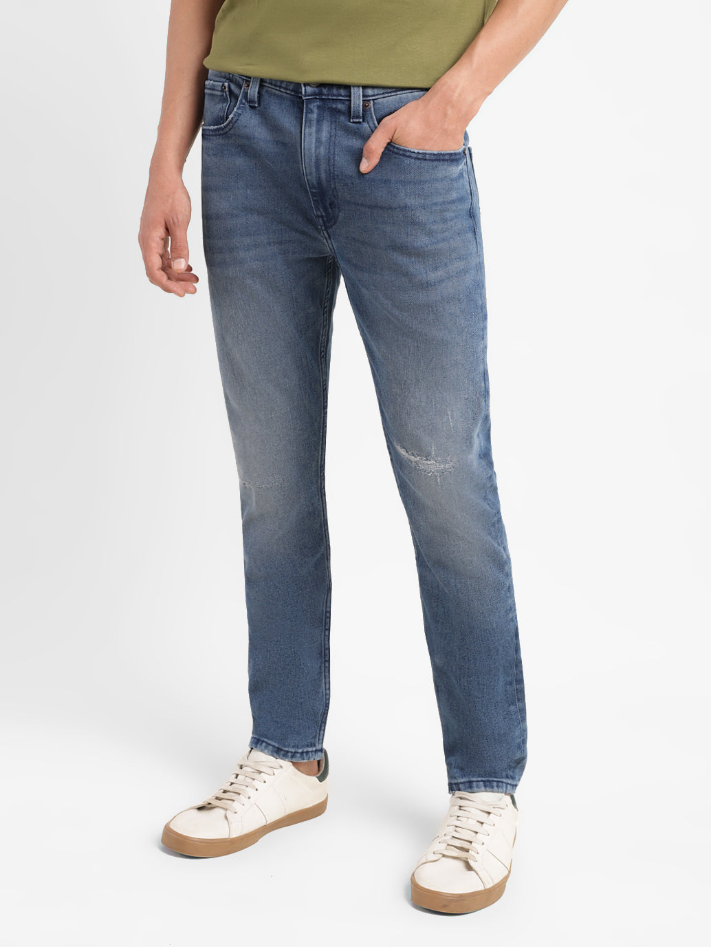 Men's 512 Mid Indigo Slim Tapered Fit Jeans