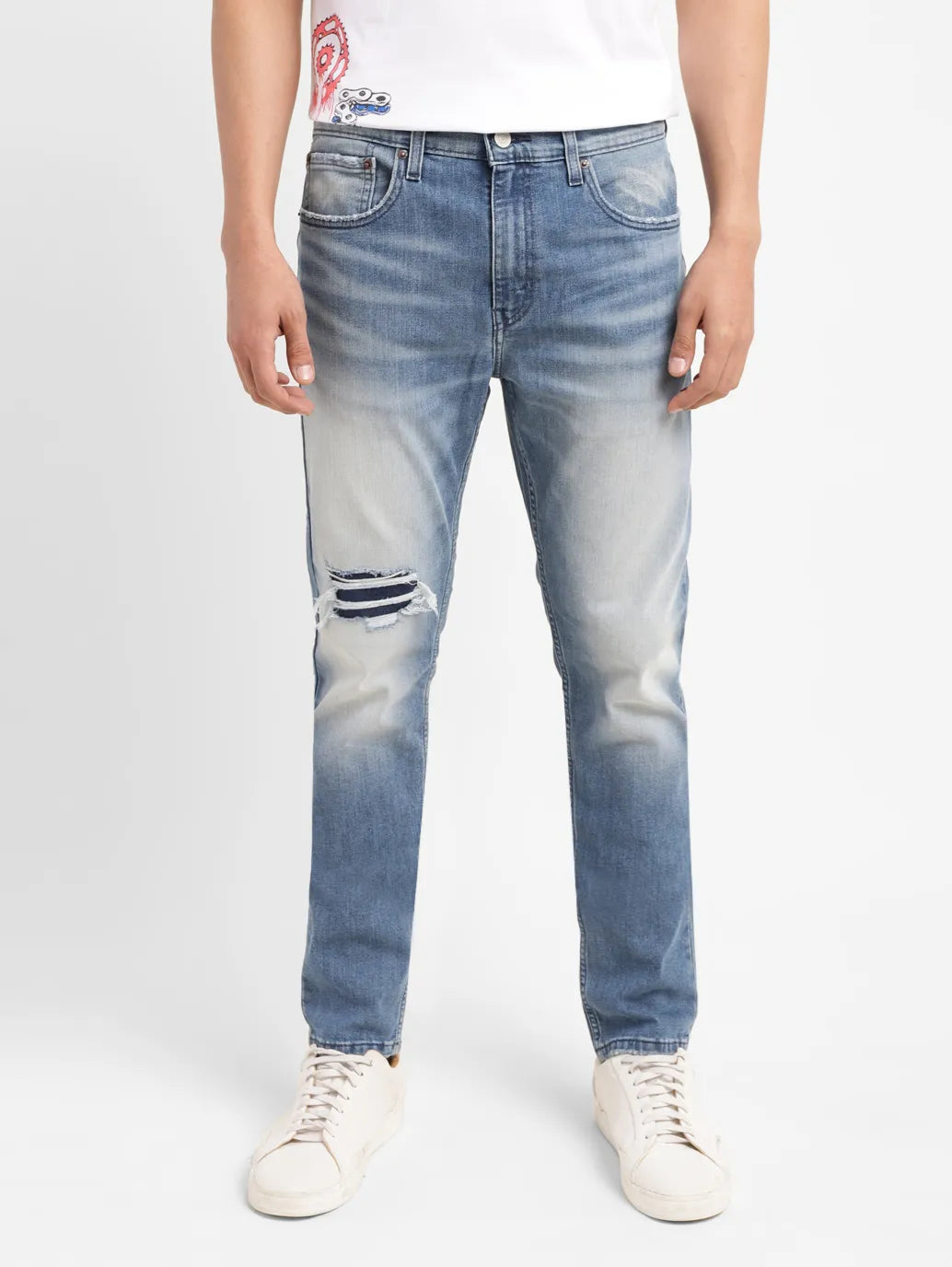 Men's 512 Mid Indigo Slim Tapered Fit Jeans