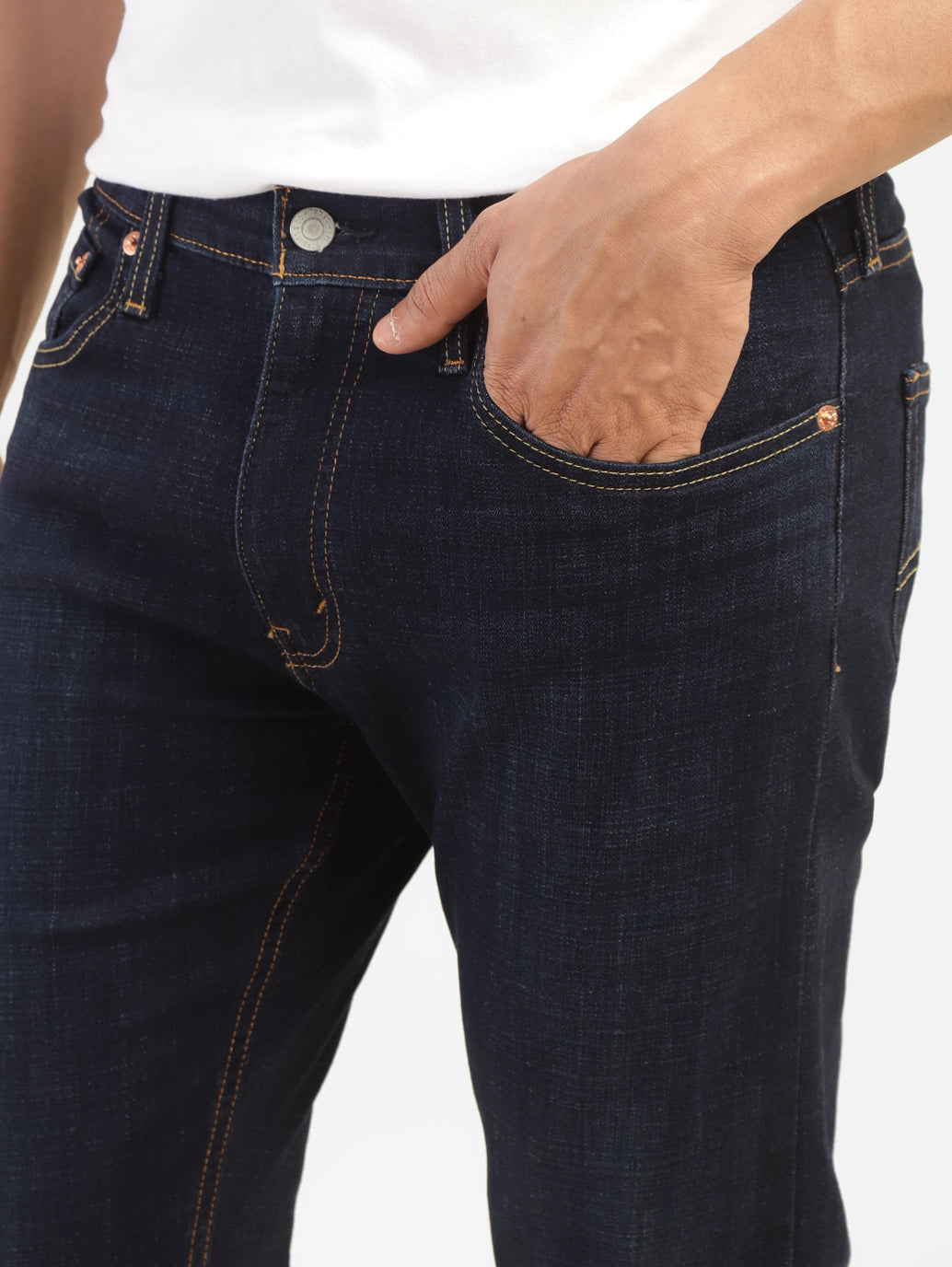 Men's 512 Navy Slim Tapered Fit Jeans