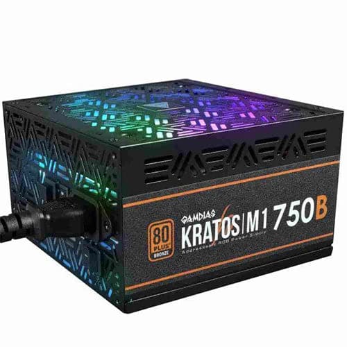 GAMDIAS KRATOS M1 750B 750W 80 + Bronze Fully Modular ATX 2.0 Power Supply