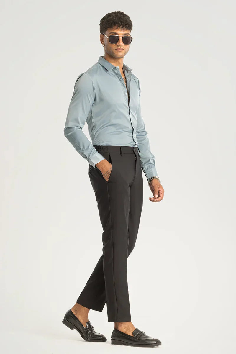 Charcoal Grey Slim Fit Trousers