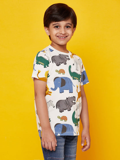 Mr Safari Stylish Tshirt For Boys