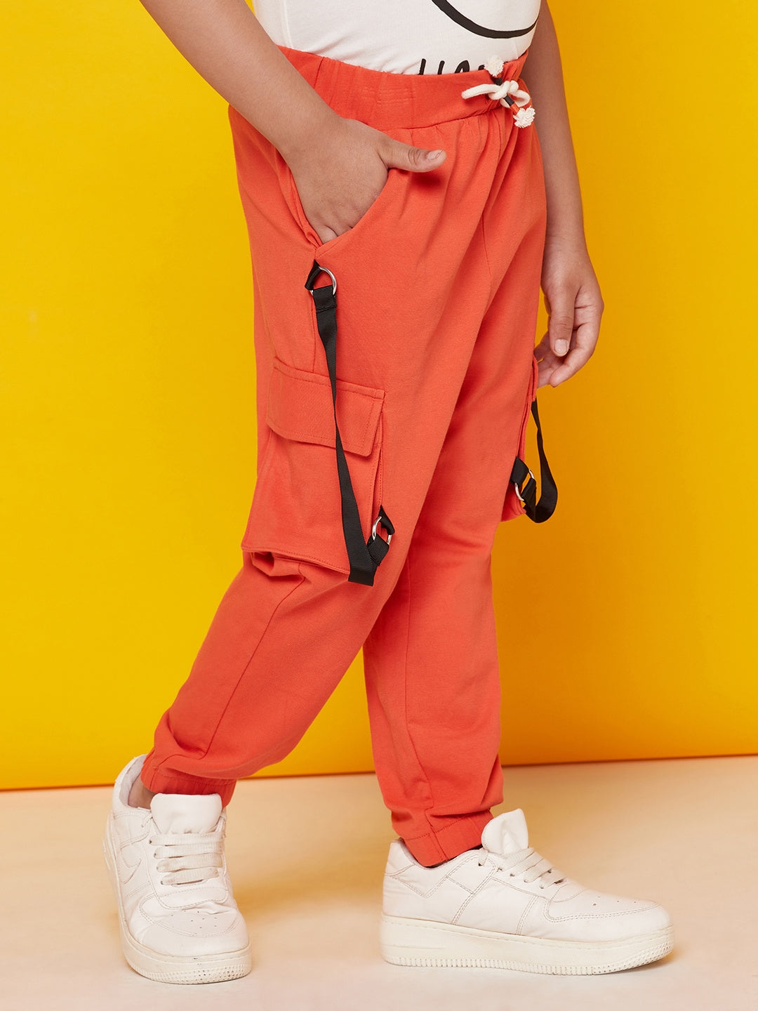 The Zenia Joggers -Orange