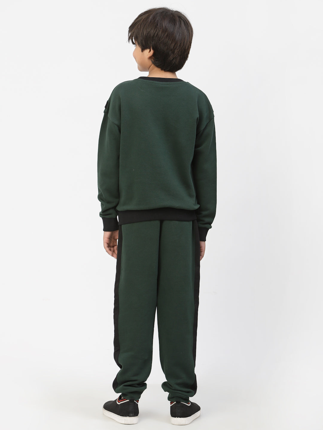 Organic Tee Jogger Set - Dark Green