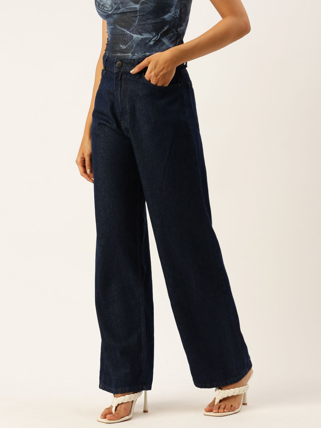 Women's Rigid Relax Fit Denim trouser