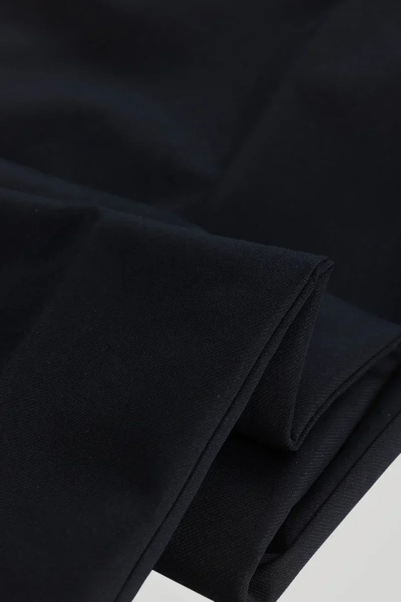 Black Slim Fit Trousers