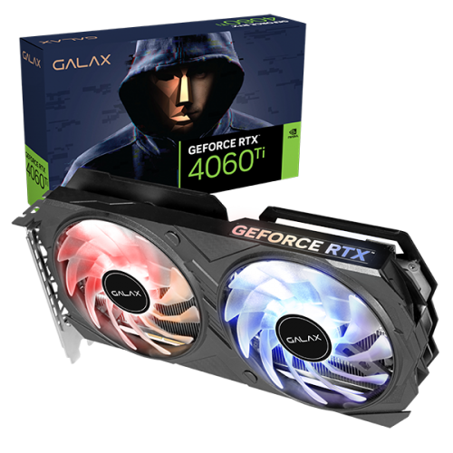 GALAX GeForce RTX 4060 Ti EX (1-Click OC) V2 8GB Nvidia Graphic Card