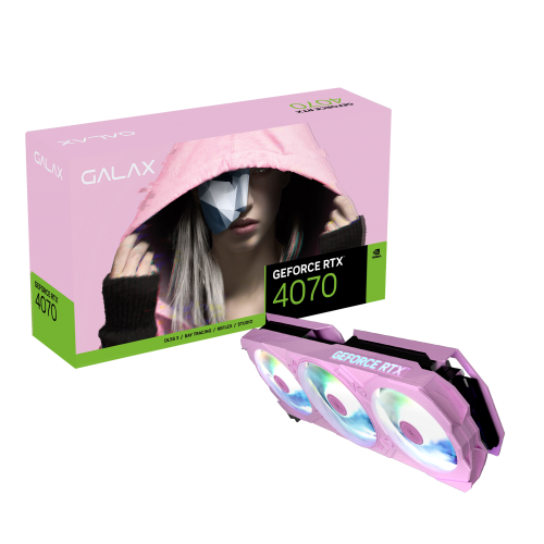 GALAX GeForce RTX 4070 EX Gamer Pink (1-Click OC) Nvidia Graphic Card