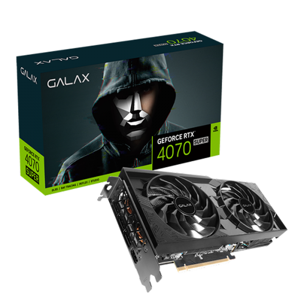 GALAX GeForce RTX 4070 Super (1-Click OC) 2X 12GB Nvidia Graphic Card