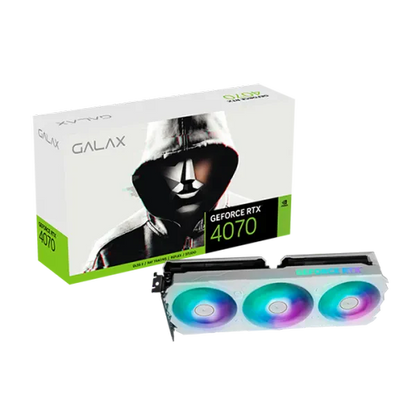 GALAX GeForce RTX 4070 EX Gamer White 12GB Nvidia Graphic Card