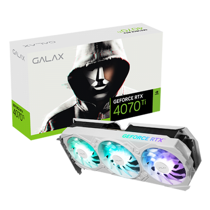 GALAX GeForce RTX 4070 Ti EX Gamer White (1-Click OC) V2 Nvidia Graphic Card