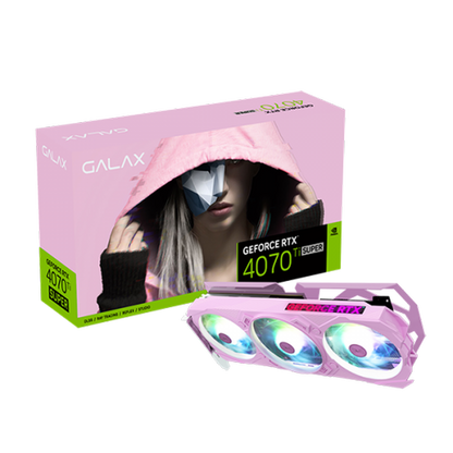 GALAX GeForce RTX 4070 Ti Super EX Gamer Pink (1-Click OC) 16GB Nvidia Graphic Card