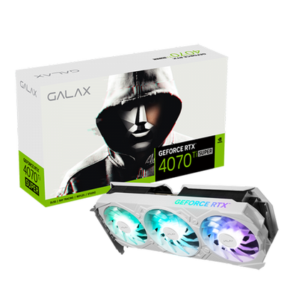 GALAX GeForce RTX 4070 Ti Super EX Gamer White (1-Click OC) 16GB Nvidia Graphic Card