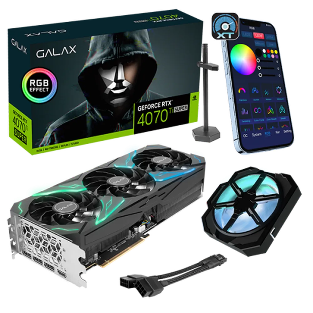 GALAX GeForce RTX 4070 Ti Super SG (1-Click OC) 16GB Nvidia Graphic Card