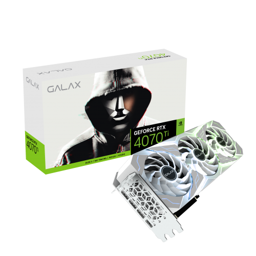 GALAX GeForce RTX 4070 Ti SG White (1-Click OC) Nvidia Graphic Card