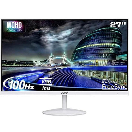 ACER SA272U E 27 Inch QHD 100Hz IPS Panel 115% SRGB 1MS AMD Freesync IPS Gaming Monitor