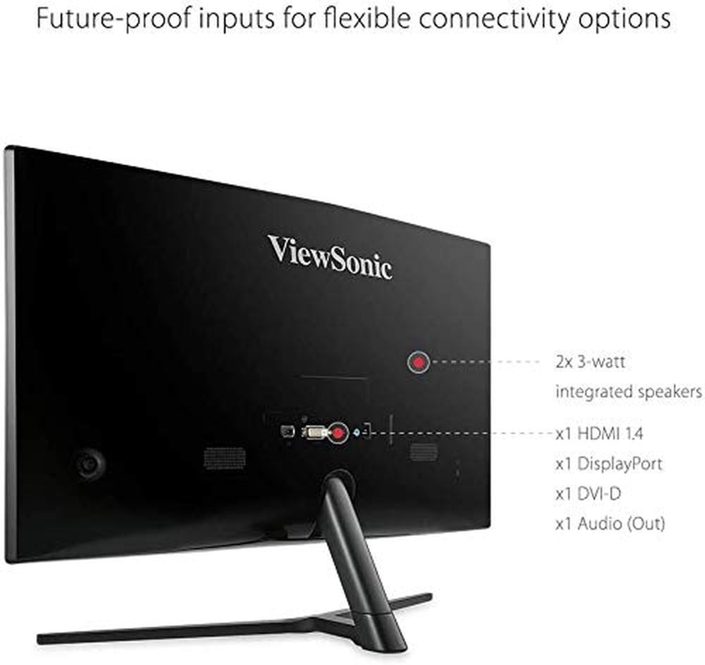 VIEWSONIC VX2458-C-Mhd 24 Inch FHD VA Panel 144Hz 1MS AMD Freesync Curved Gaming Monitor