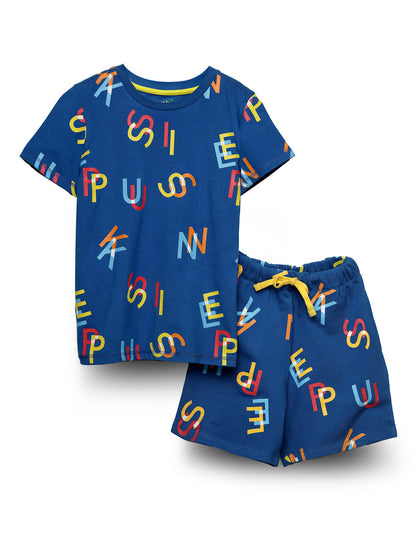 Playful blue AOP Unisex Set