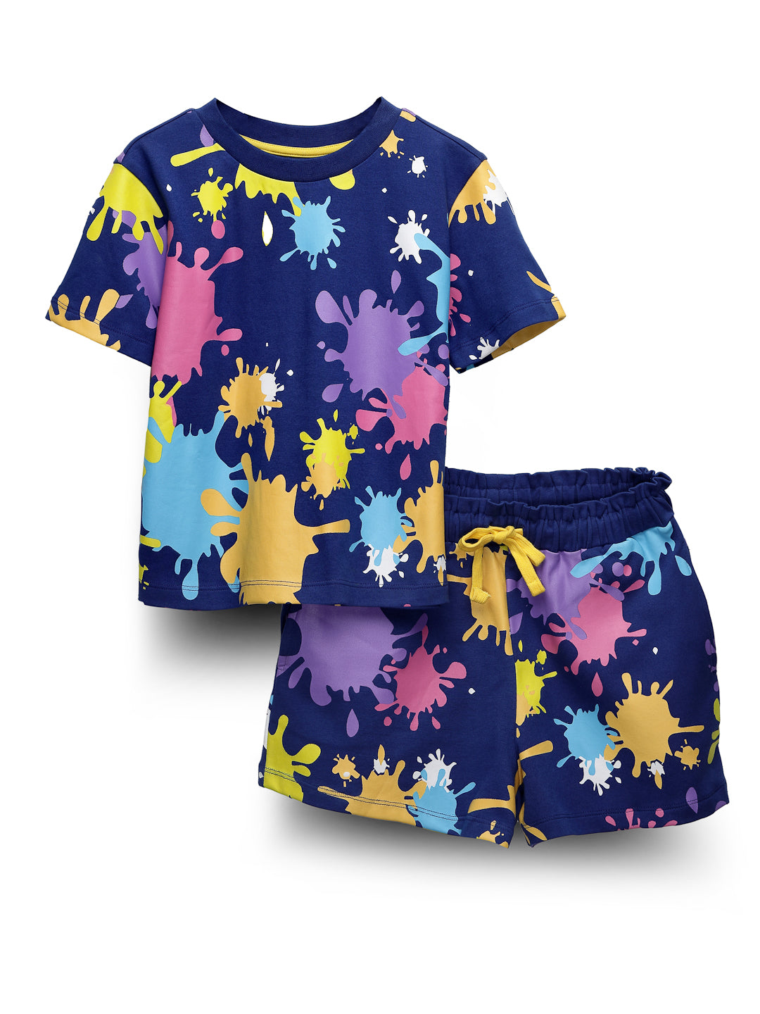 Funky Splash AOP Printed Girls Sets