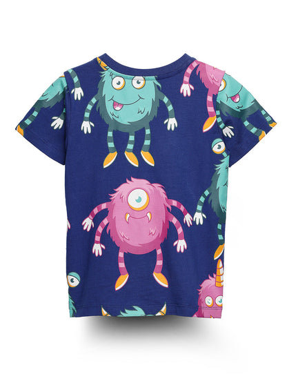 Blooming Blue Happy Monster Unisex Sets