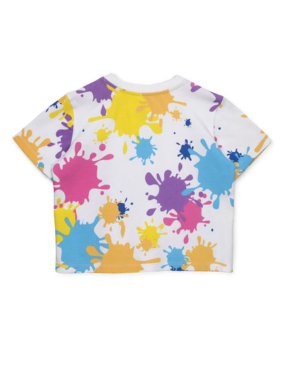 Funky Splash AOP Printed Girls Sets