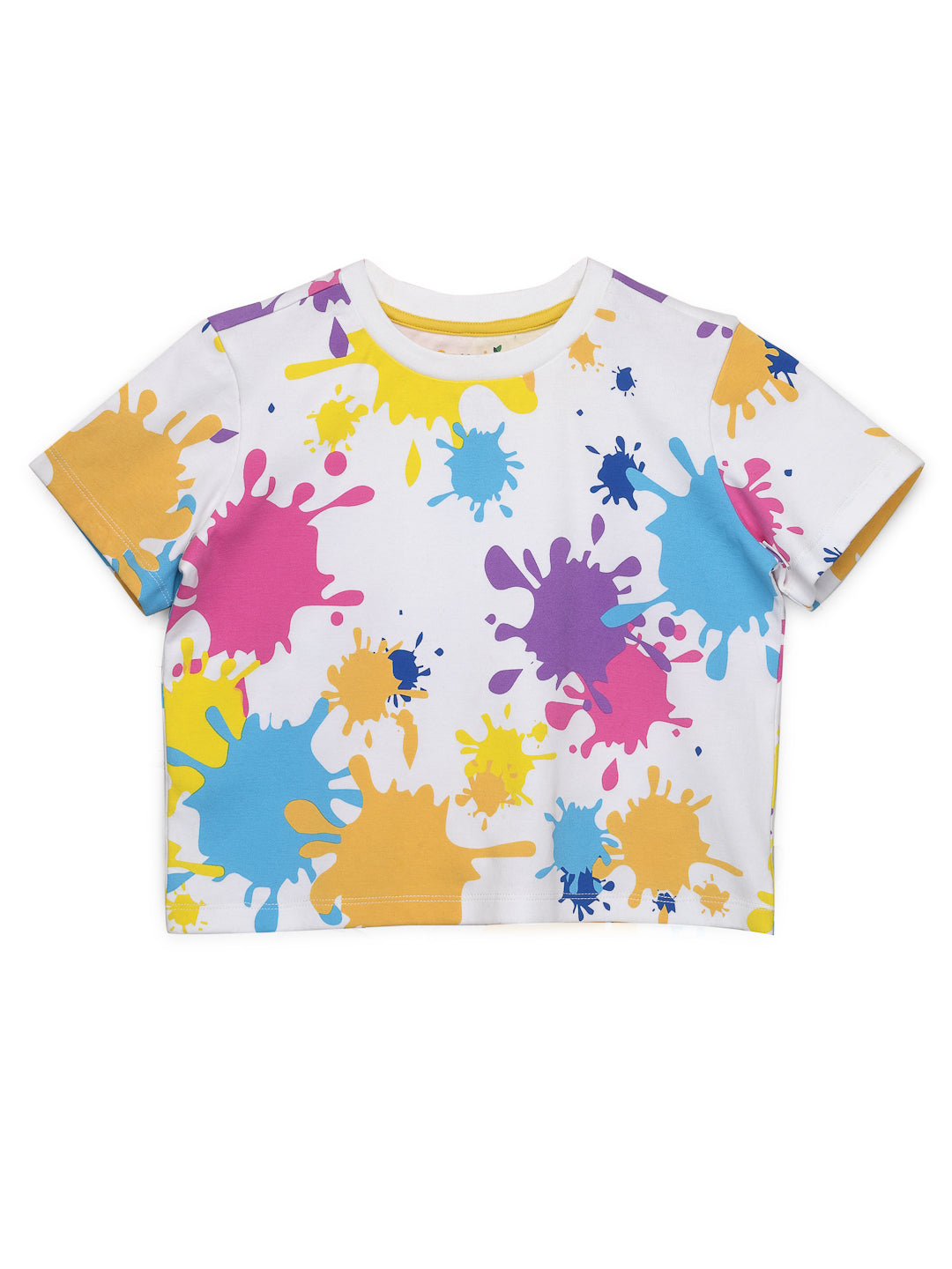 Funky Splash AOP Printed Girls Sets