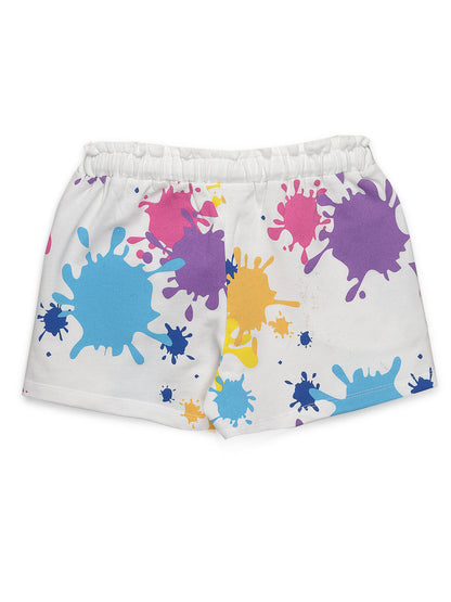 Funky Splash AOP Printed Girls Sets