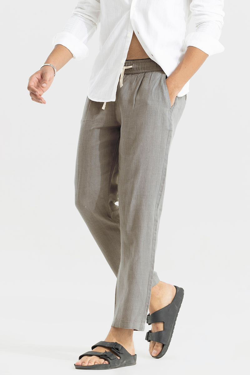 Ace Grey Linen Pant