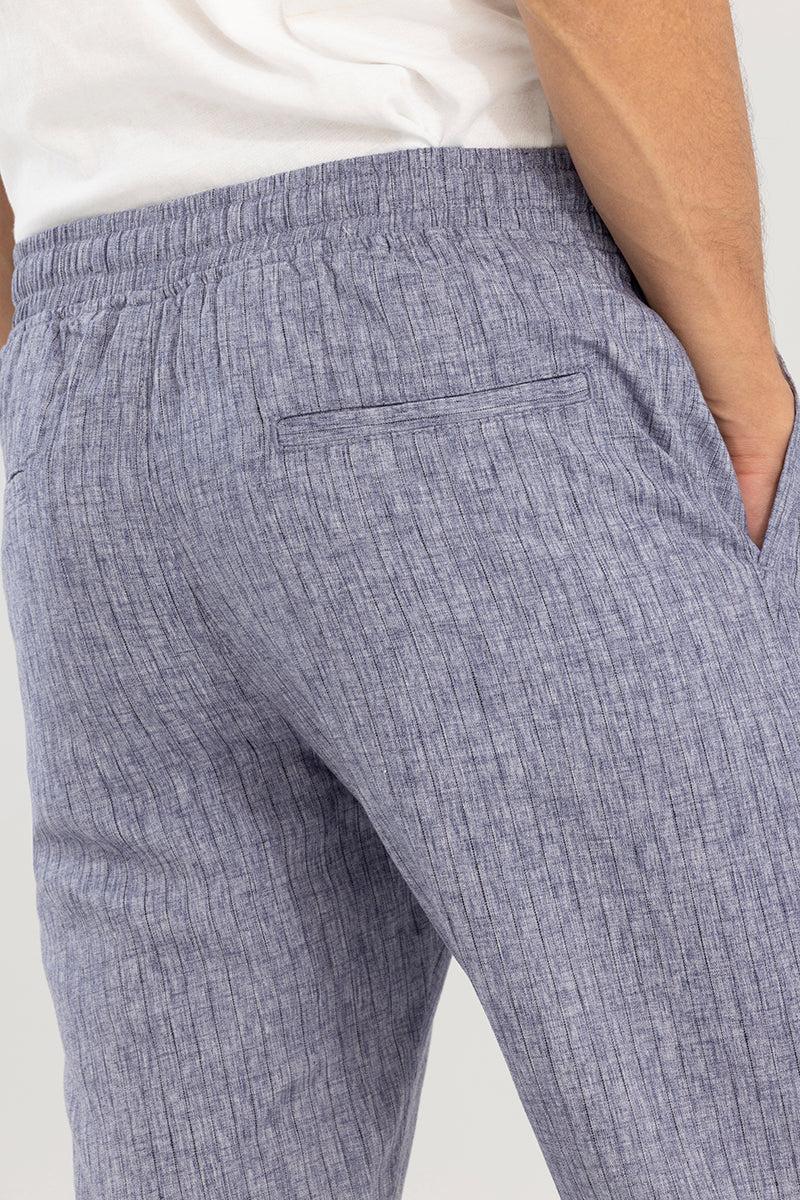 Aurabreeze Grey Linen Pant