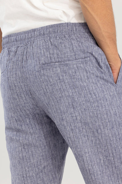 Aurabreeze Grey Linen Pant