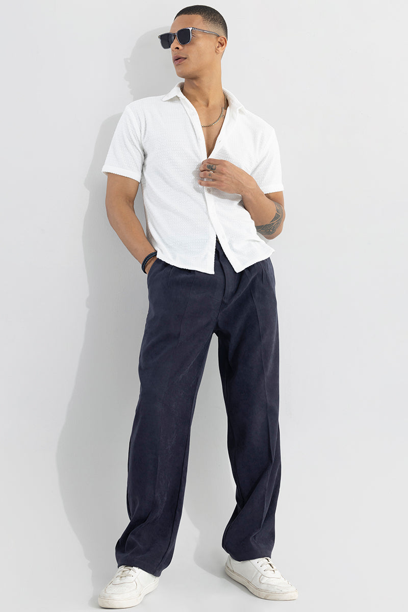 Velice Navy Korean Pant