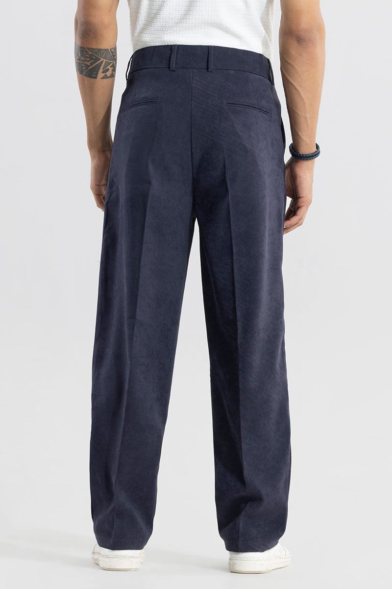 Velice Navy Korean Pant