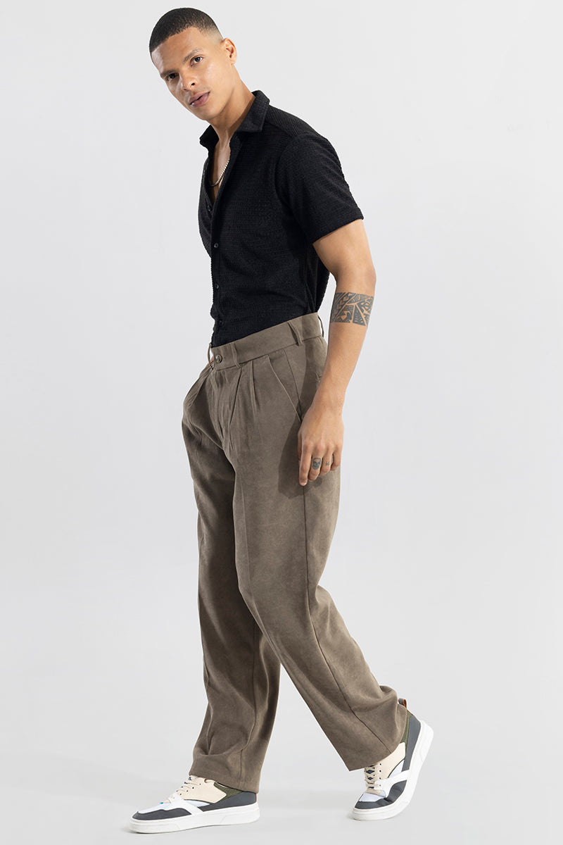 Velice Brown Korean Pant