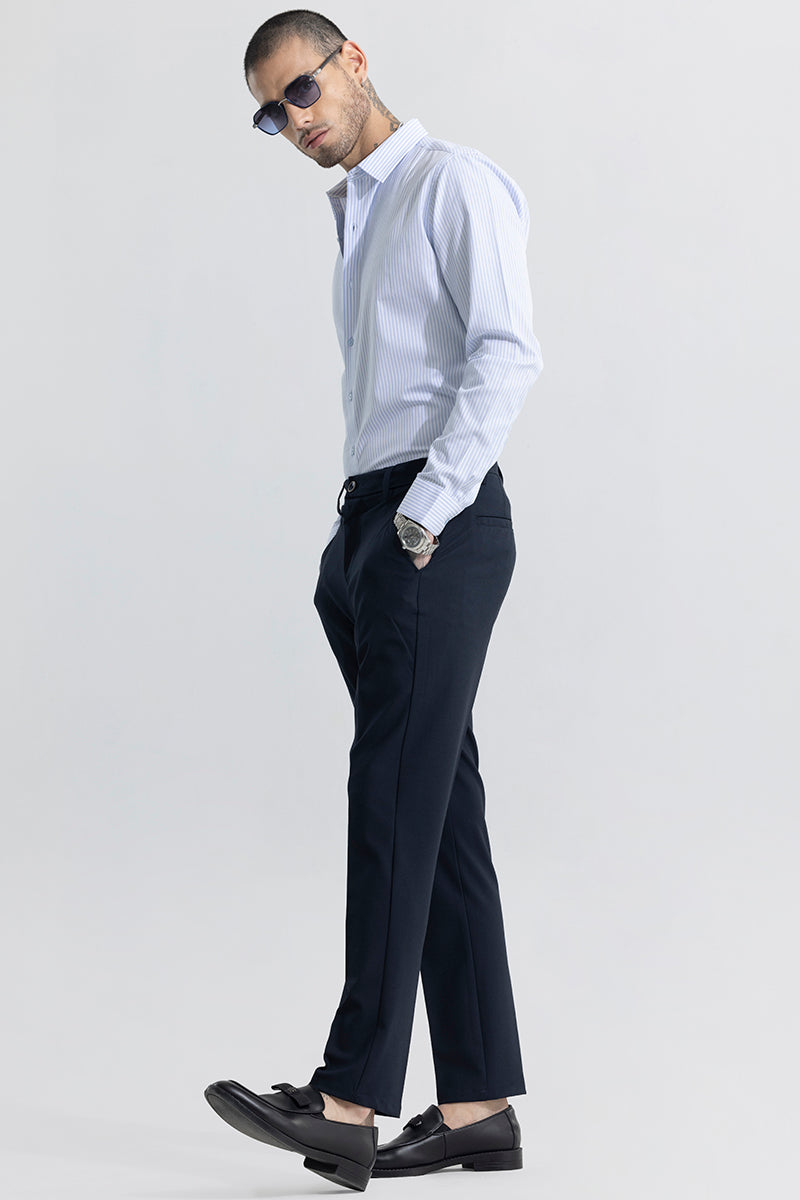 Flexy Navy Trouser