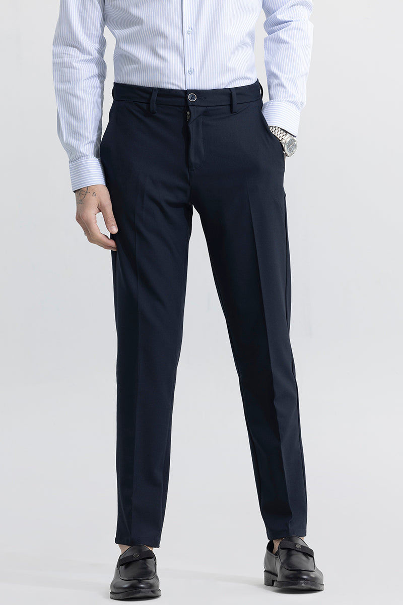 Flexy Navy Trouser