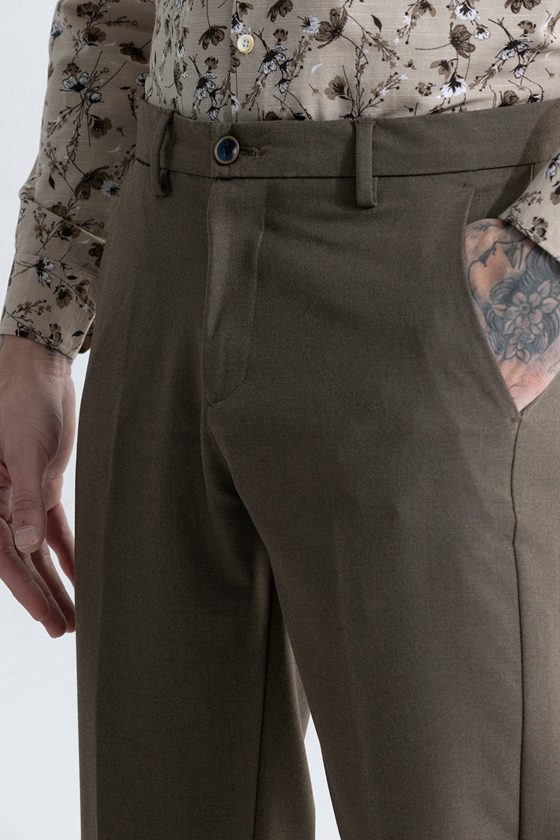 Flexy Olive Trouser