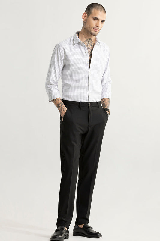 Flexy Black Trouser