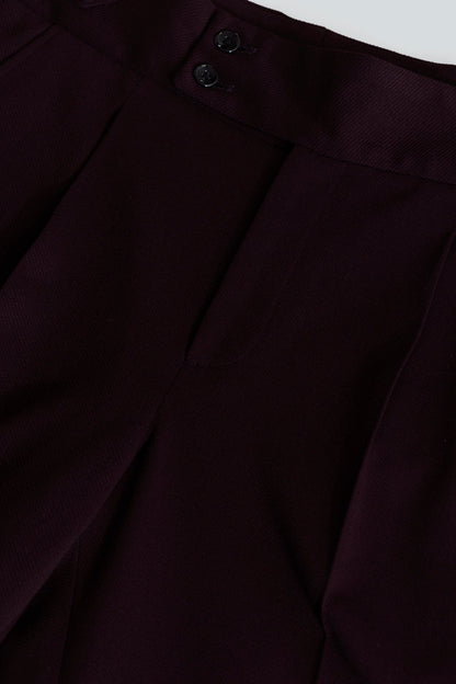 Dexterous Burgundy Gurkha Trouser