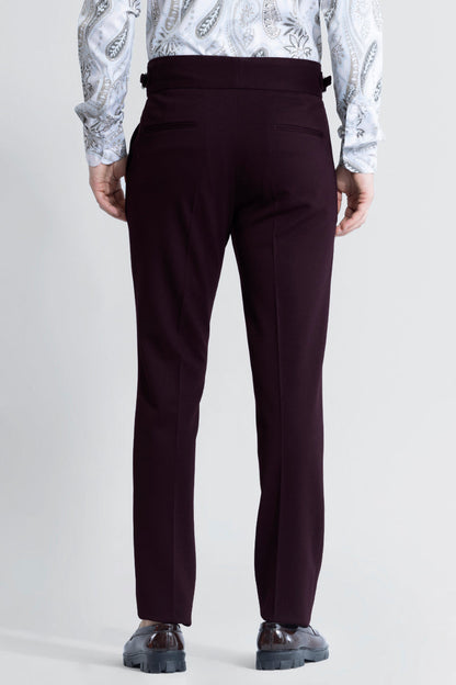 Dexterous Burgundy Gurkha Trouser