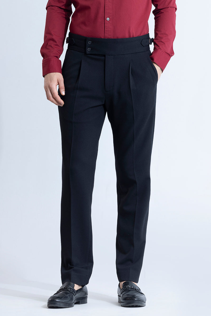 Dexterous Black Gurkha Trouser