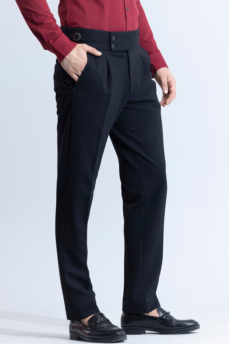 Dexterous Black Gurkha Trouser