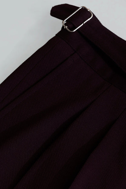 Dexterous Burgundy Gurkha Trouser