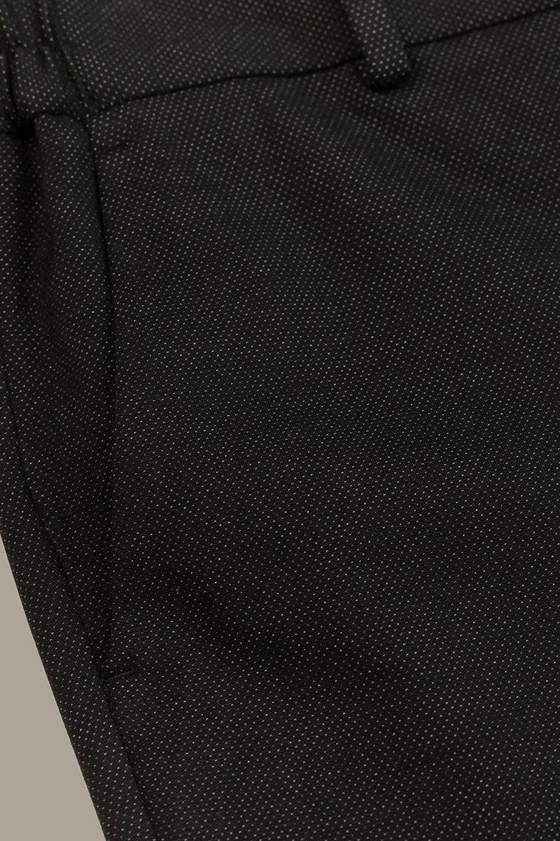 Classic Cut Black Suit Trouser