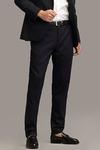 Classic Cut Navy Suit Trouser