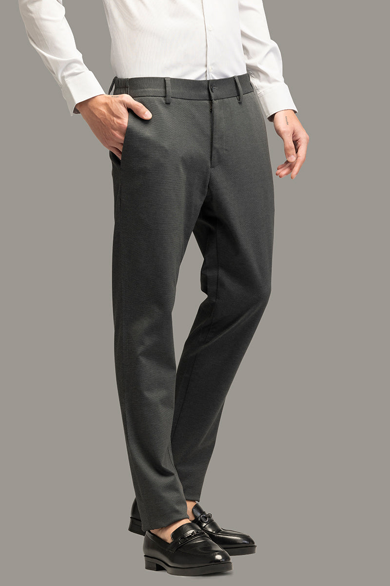 Formal Finesse Steel Grey Trouser