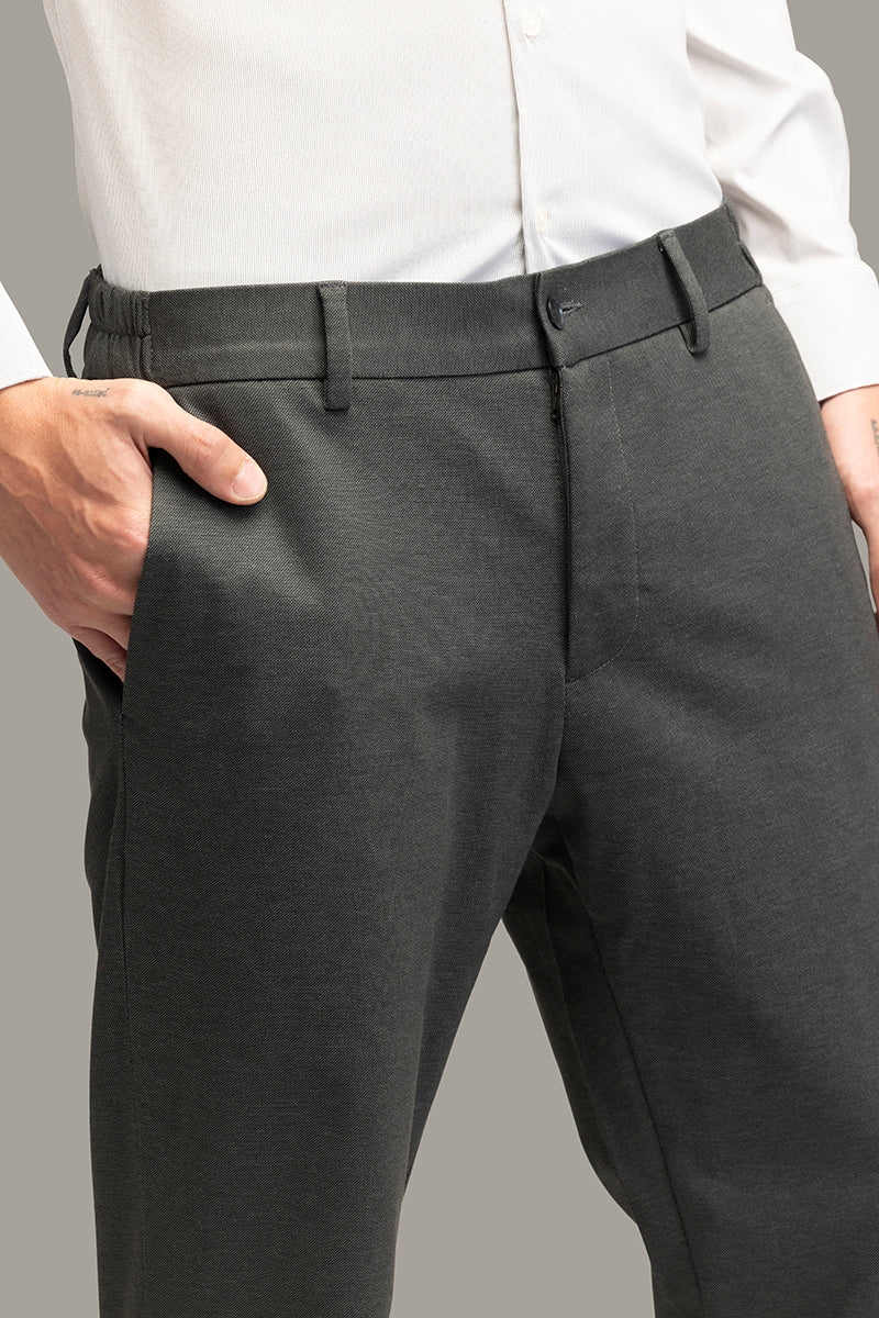 Formal Finesse Steel Grey Trouser